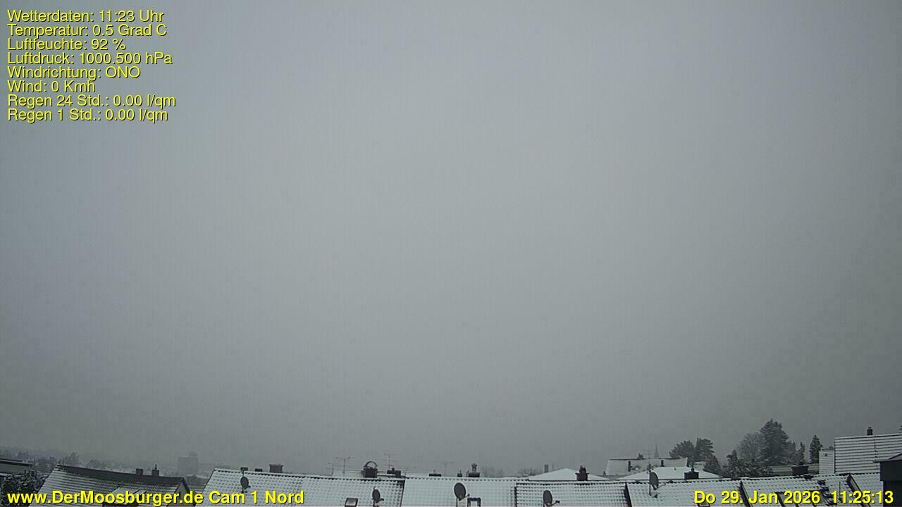 Archiv Foto Webcam Moosburg an der Isar