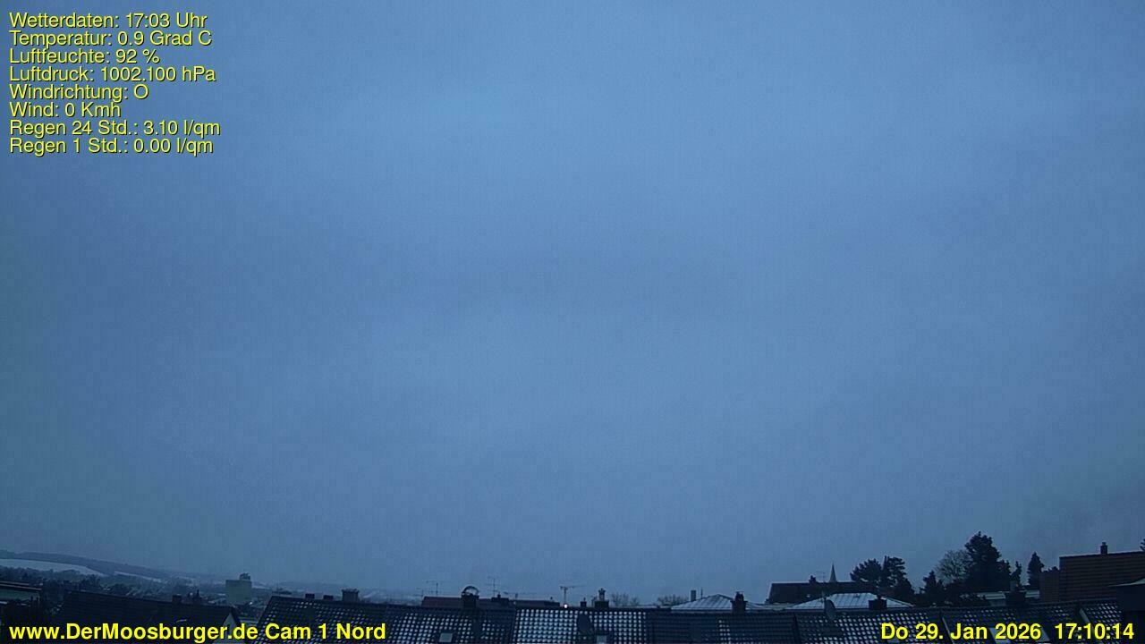 Archiv Foto Webcam Moosburg an der Isar
