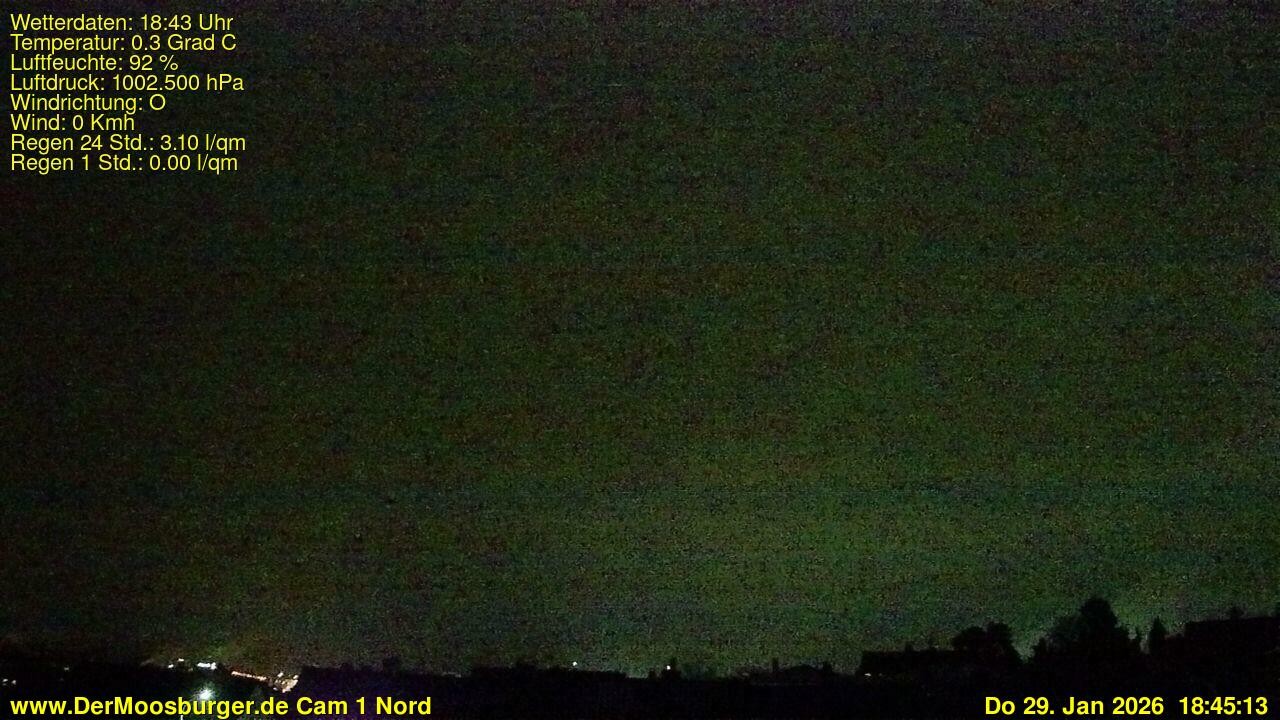 Archiv Foto Webcam Moosburg an der Isar