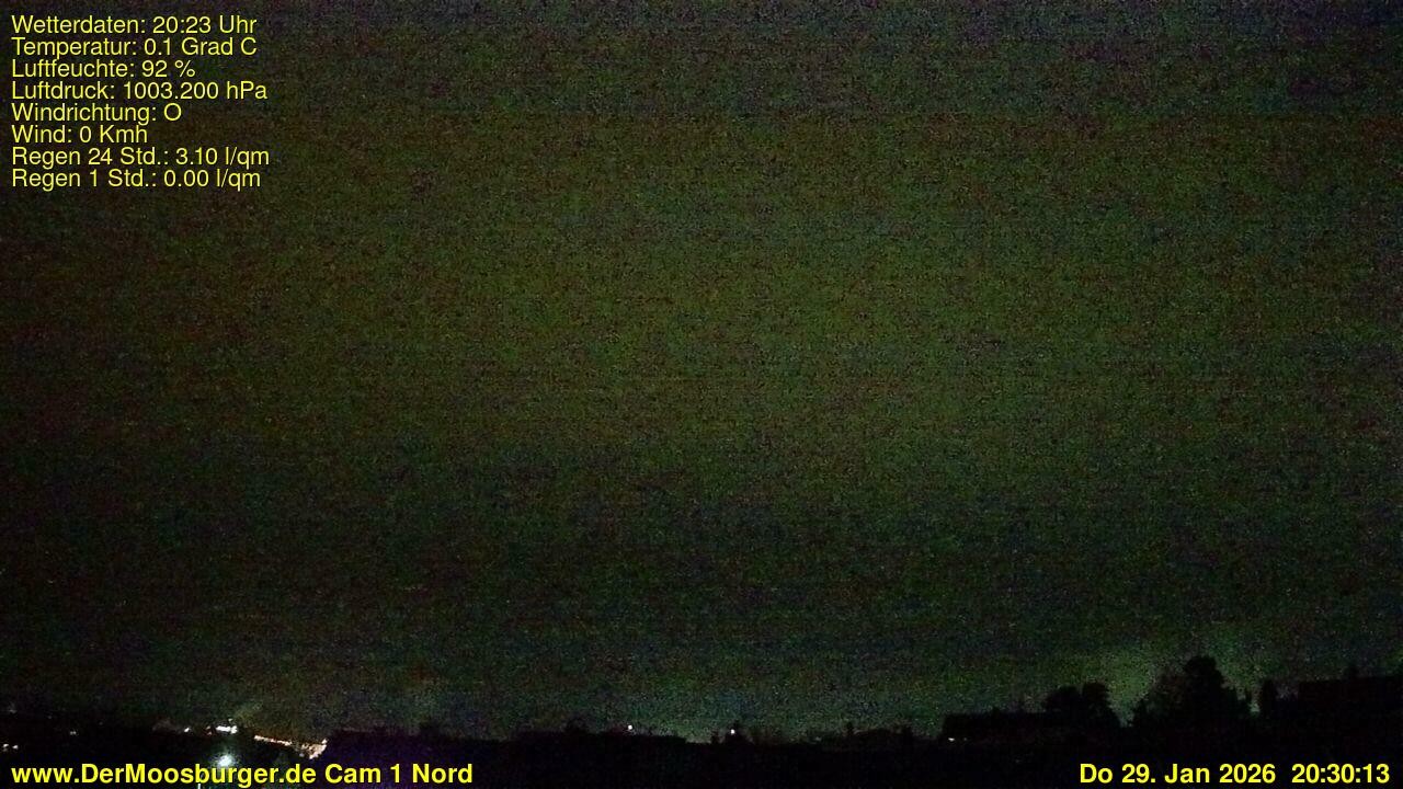 Archiv Foto Webcam Moosburg an der Isar