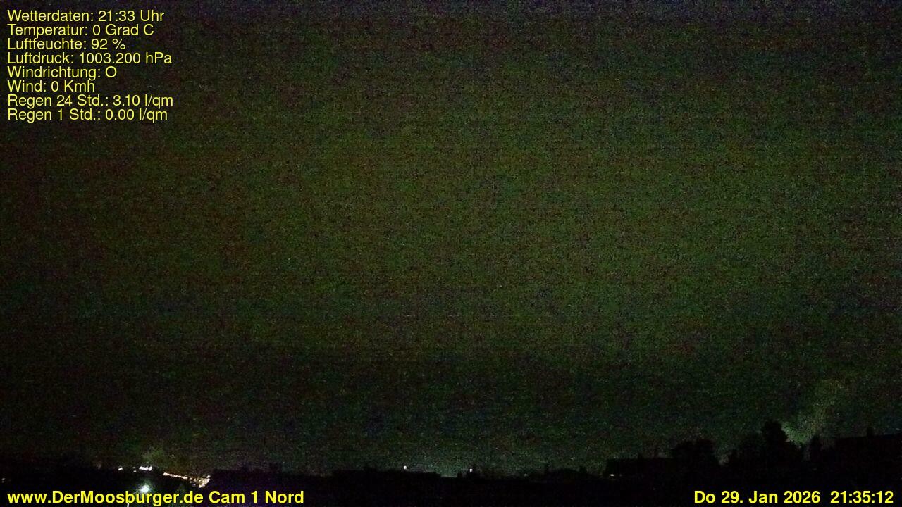 Archiv Foto Webcam Moosburg an der Isar