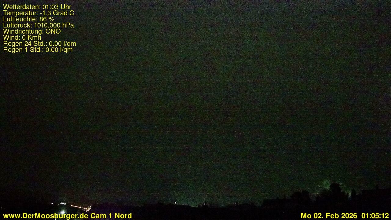 Archiv Foto Webcam Moosburg an der Isar