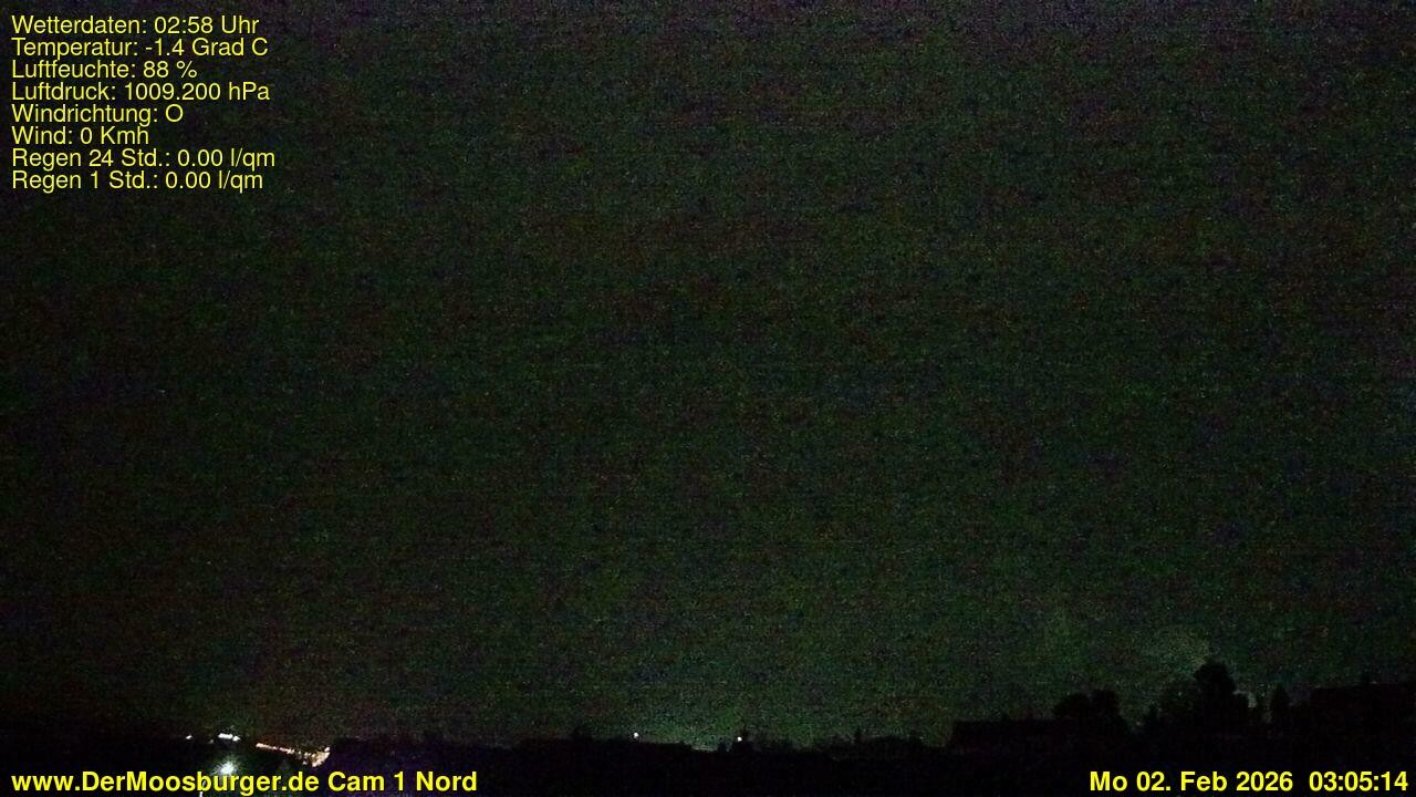 Archiv Foto Webcam Moosburg an der Isar