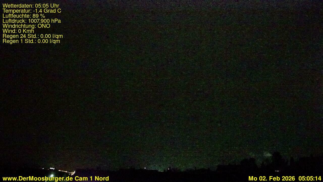 Archiv Foto Webcam Moosburg an der Isar