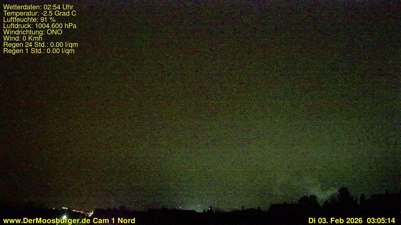 Archiv Foto Webcam Moosburg an der Isar