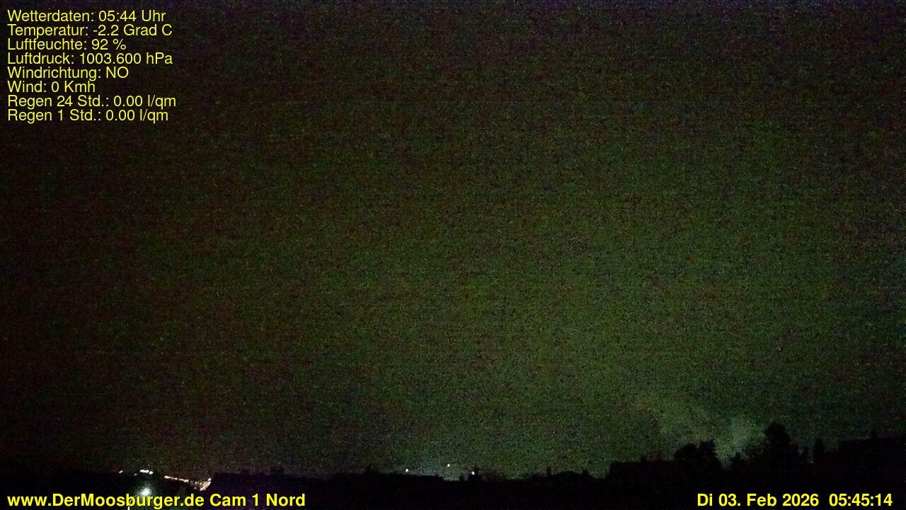 Archiv Foto Webcam Moosburg an der Isar