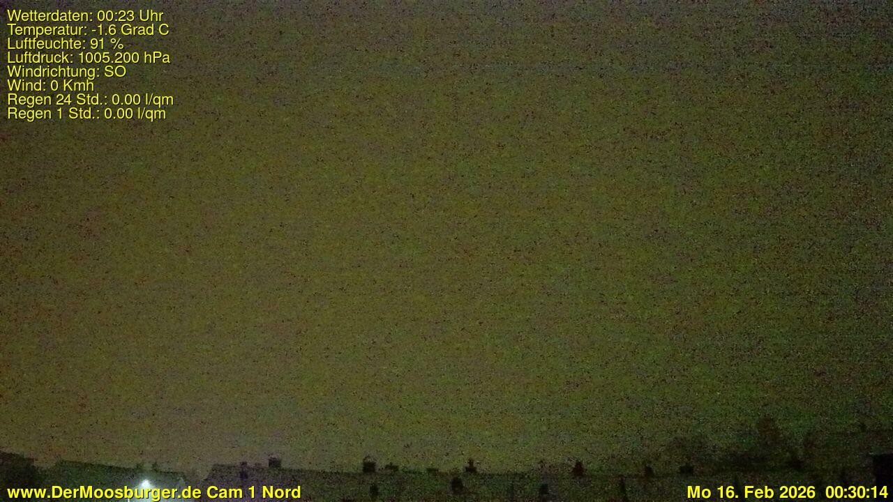 Archiv Foto Webcam Moosburg an der Isar