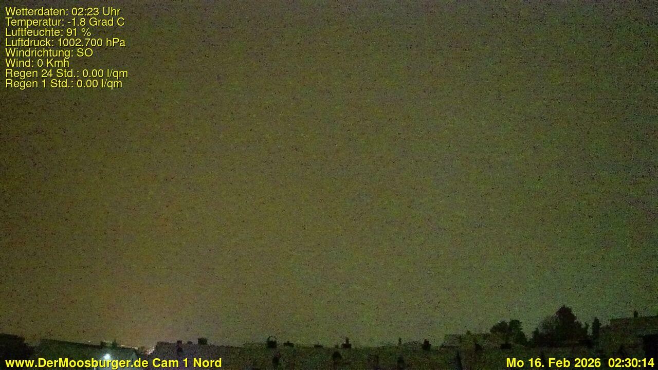 Archiv Foto Webcam Moosburg an der Isar