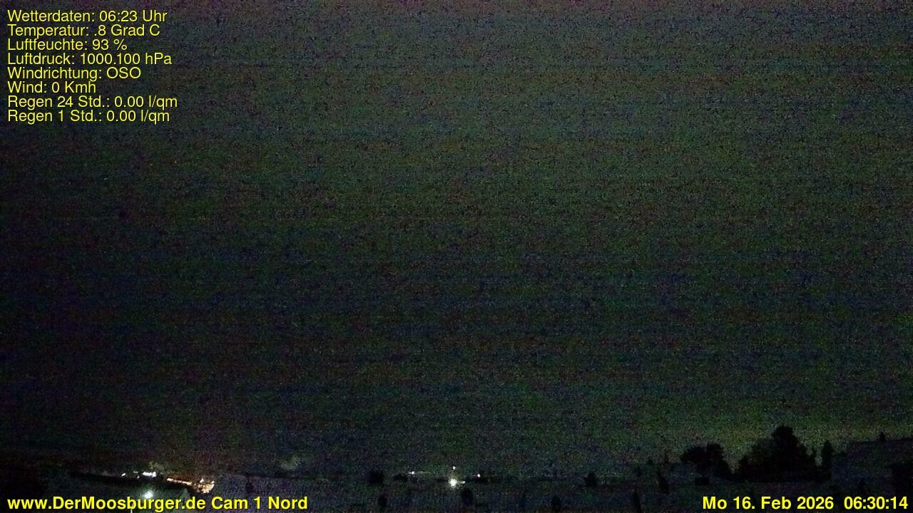 Archiv Foto Webcam Moosburg an der Isar