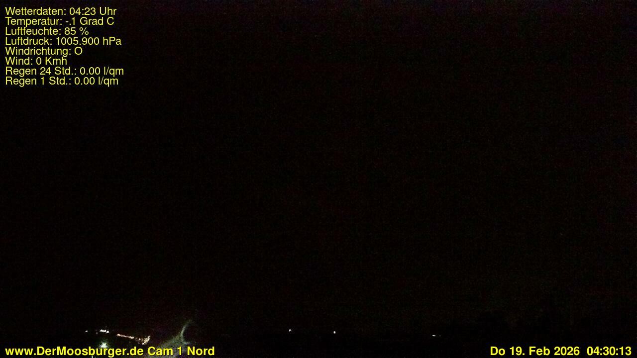 Archiv Foto Webcam Moosburg an der Isar