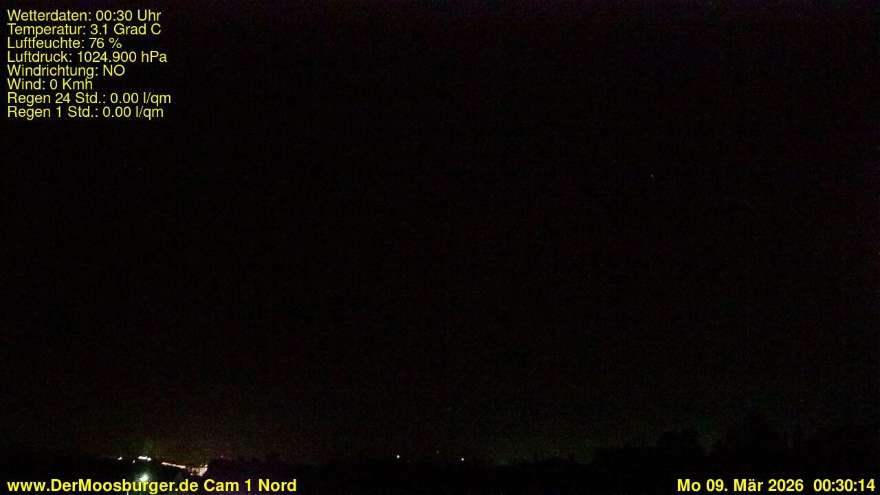 Archiv Foto Webcam Moosburg an der Isar