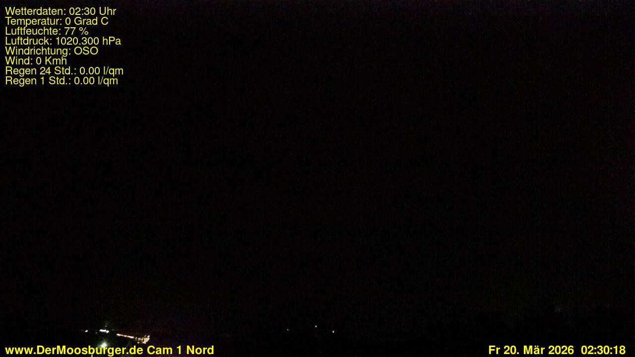 Archiv Foto Webcam Moosburg an der Isar