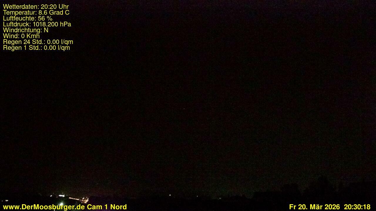 Archiv Foto Webcam Moosburg an der Isar