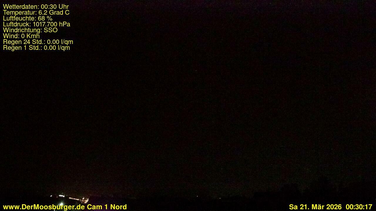 Archiv Foto Webcam Moosburg an der Isar