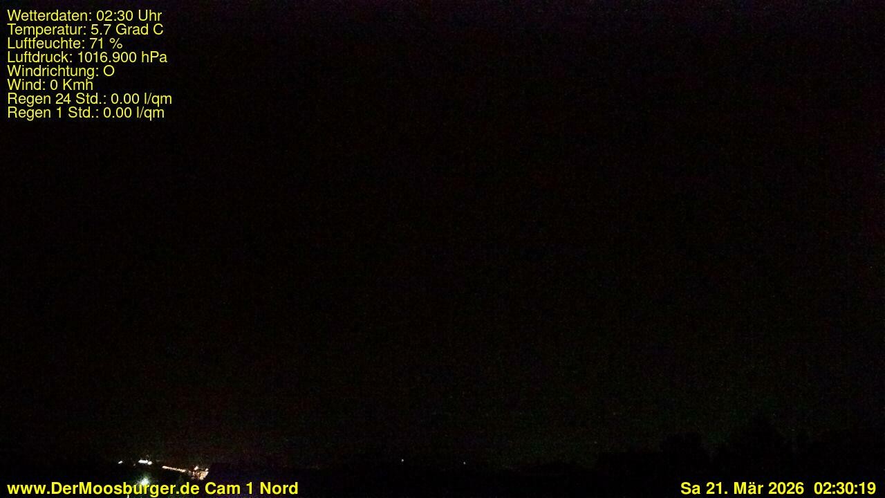 Archiv Foto Webcam Moosburg an der Isar