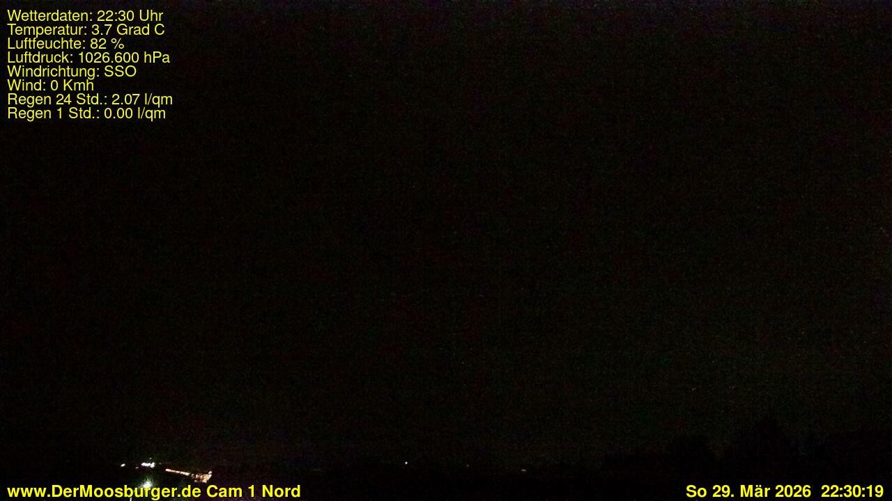 Archiv Foto Webcam Moosburg an der Isar