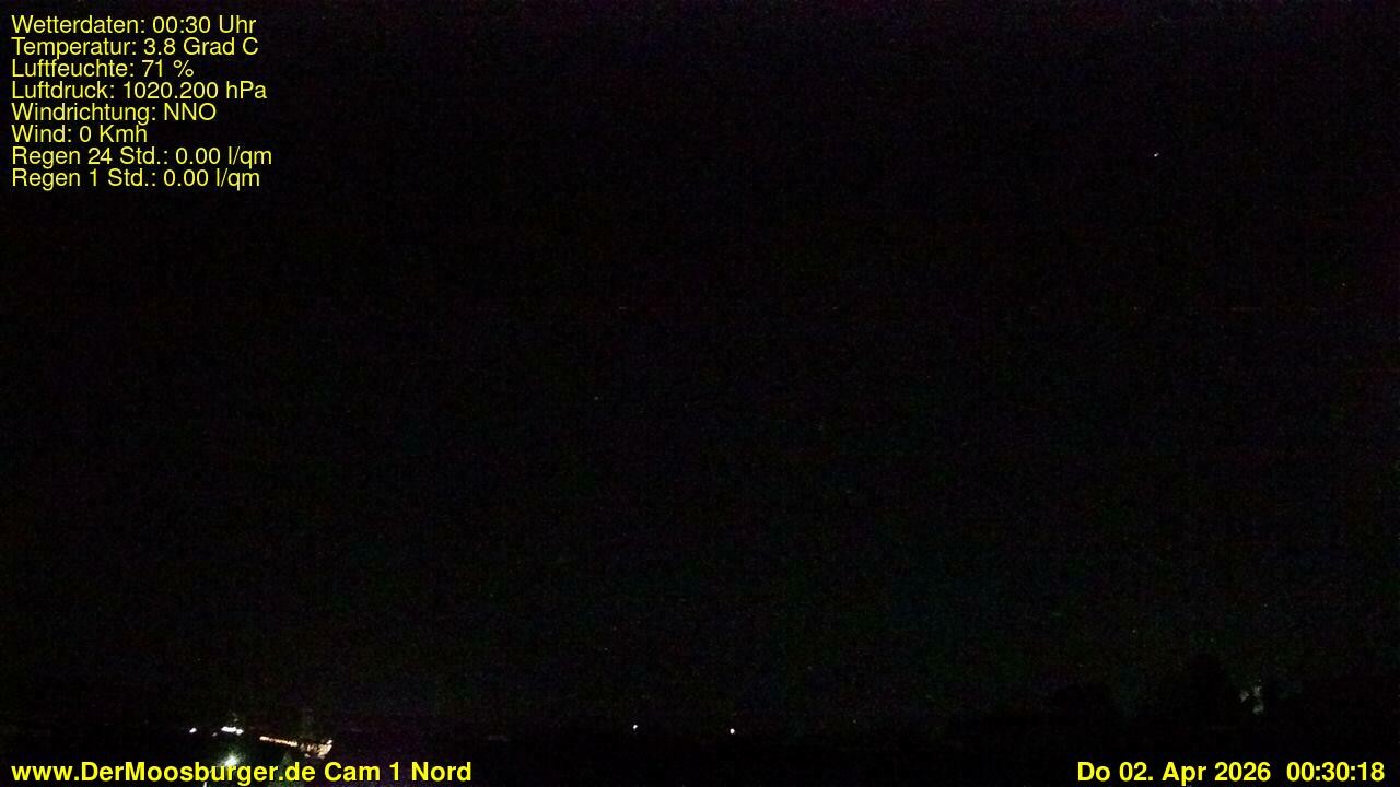 Archiv Foto Webcam Moosburg an der Isar