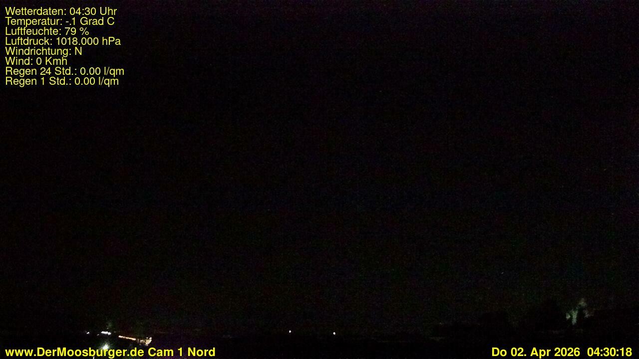 Archiv Foto Webcam Moosburg an der Isar