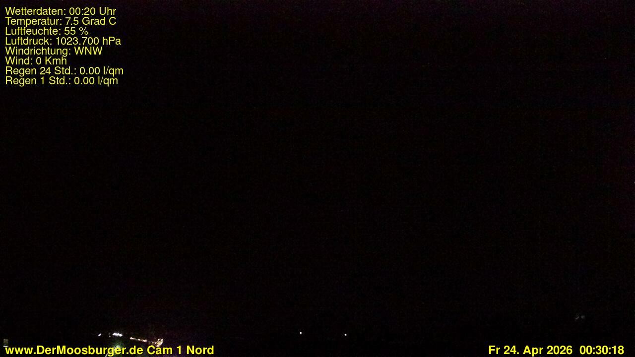 Archiv Foto Webcam Moosburg an der Isar