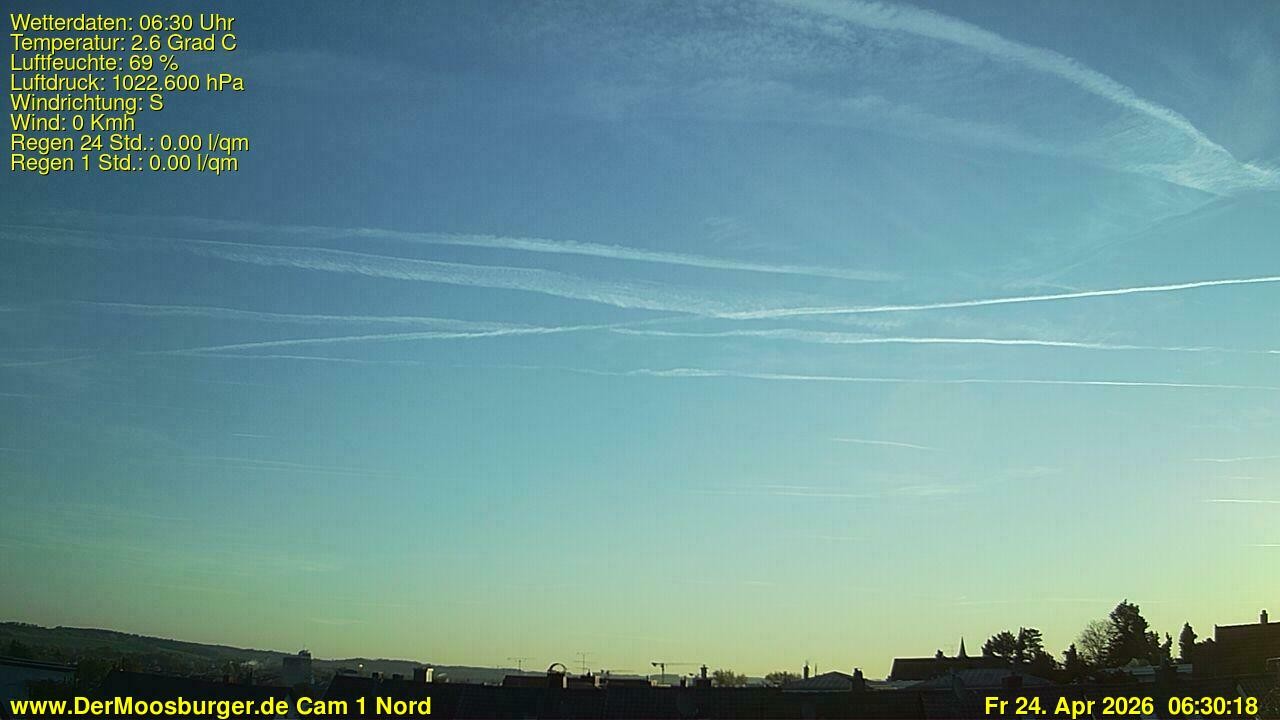 Archiv Foto Webcam Moosburg an der Isar