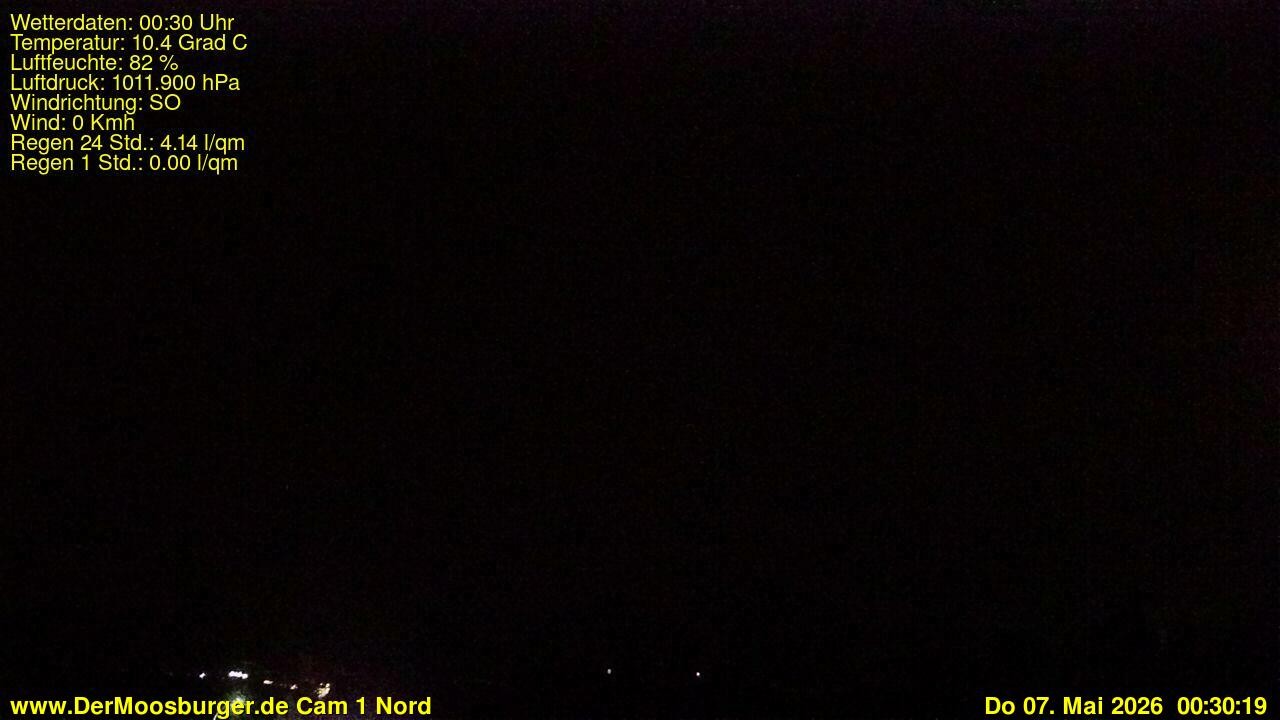 Archiv Foto Webcam Moosburg an der Isar