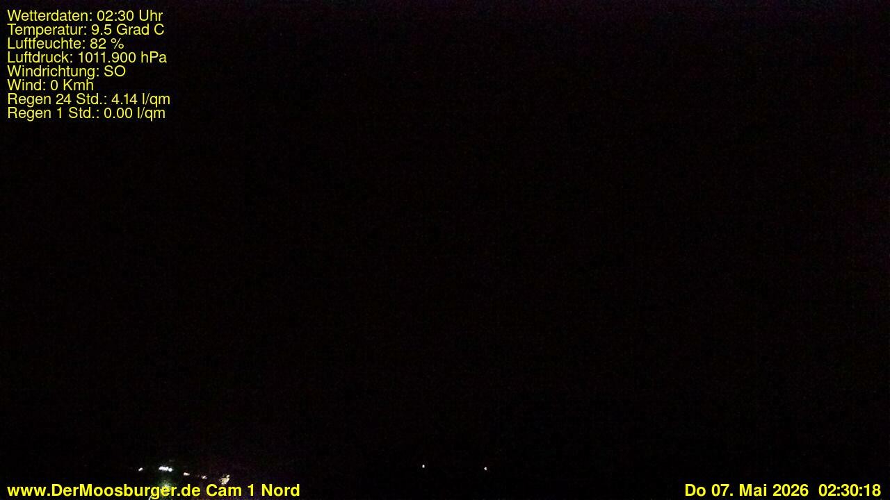 Archiv Foto Webcam Moosburg an der Isar