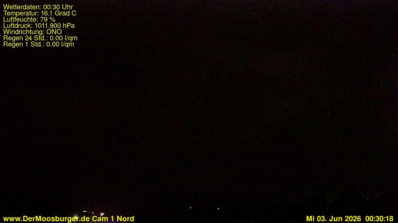 Archiv Foto Webcam Moosburg an der Isar