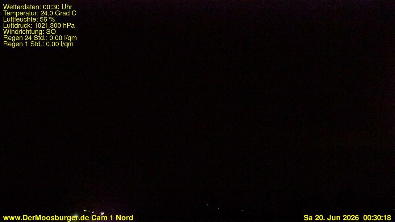 Archiv Foto Webcam Moosburg an der Isar