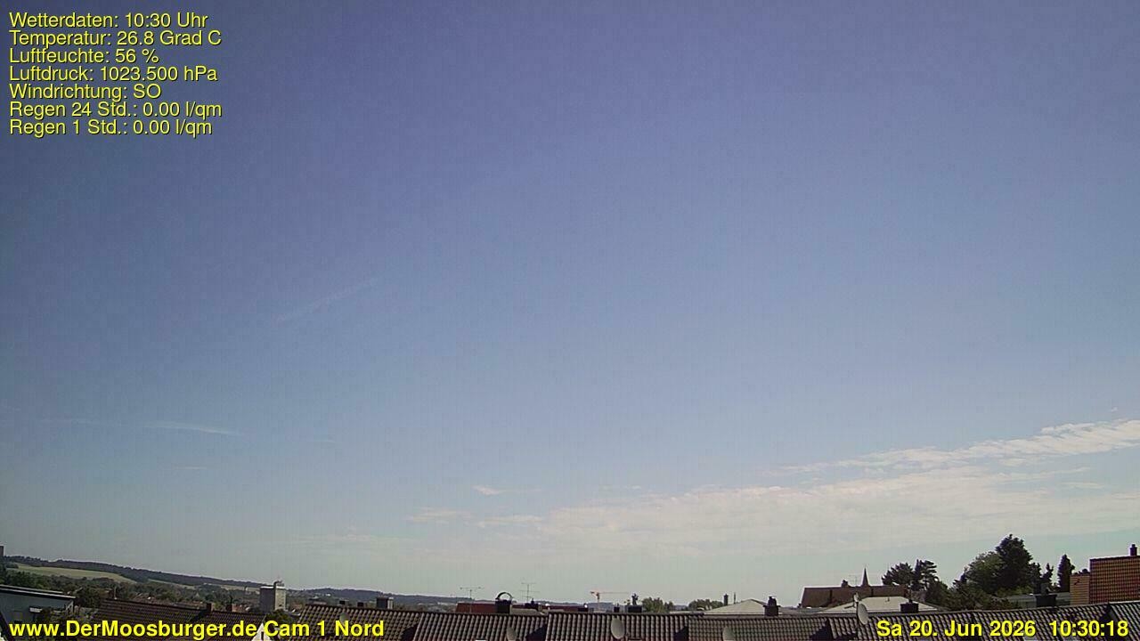 Archiv Foto Webcam Moosburg an der Isar