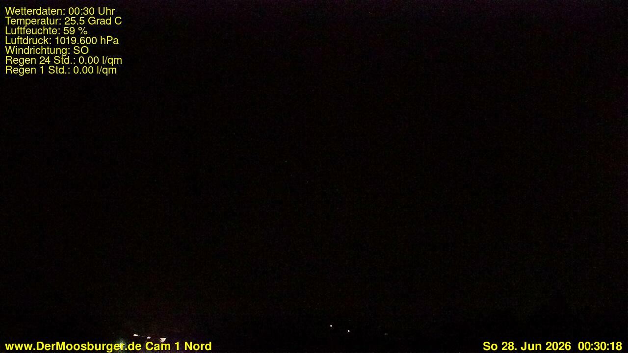 Archiv Foto Webcam Moosburg an der Isar