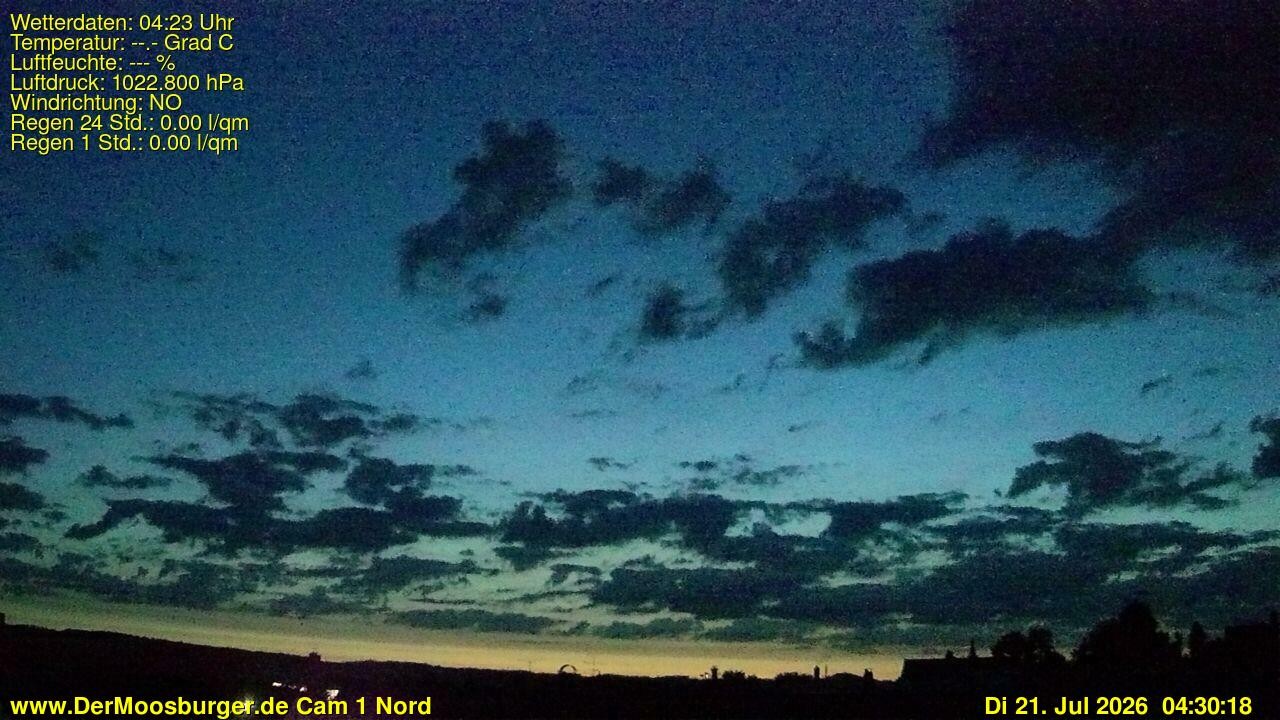Archiv Foto Webcam Moosburg an der Isar