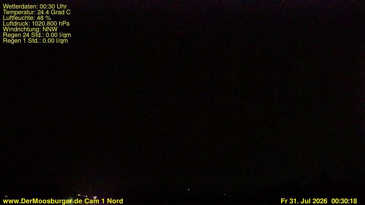 Archiv Foto Webcam Moosburg an der Isar