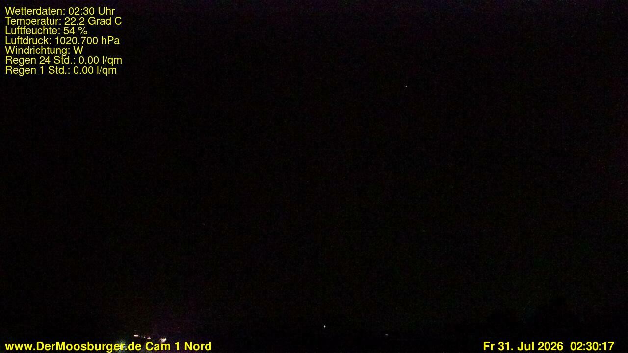 Archiv Foto Webcam Moosburg an der Isar