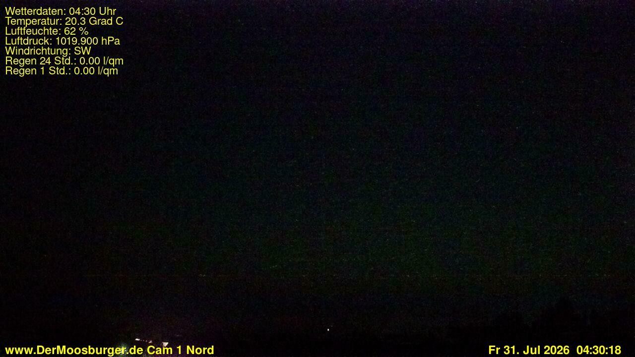 Archiv Foto Webcam Moosburg an der Isar