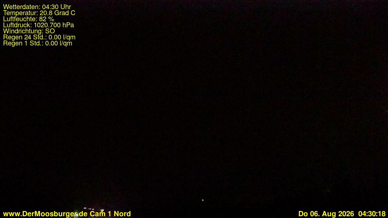 Archiv Foto Webcam Moosburg an der Isar