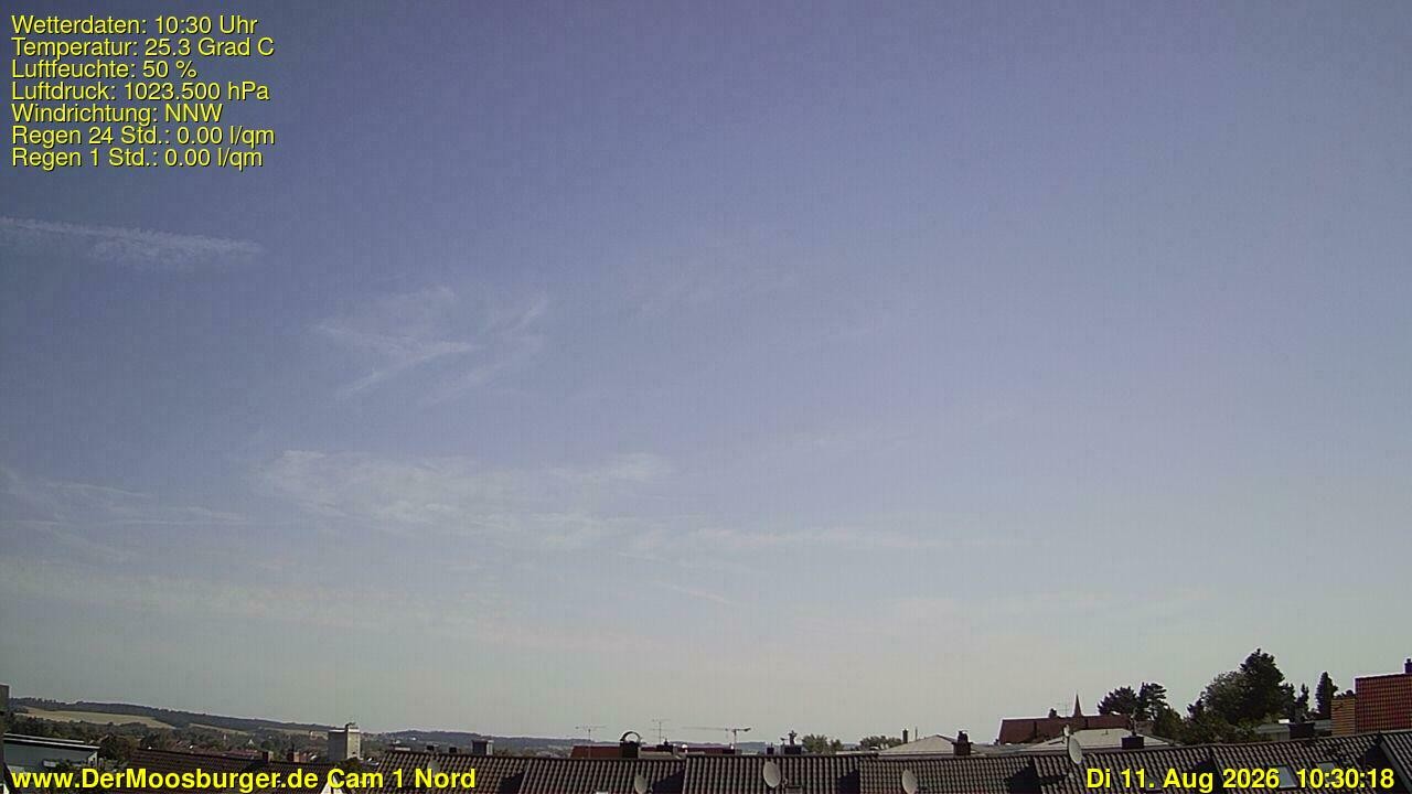 Archiv Foto Webcam Moosburg an der Isar