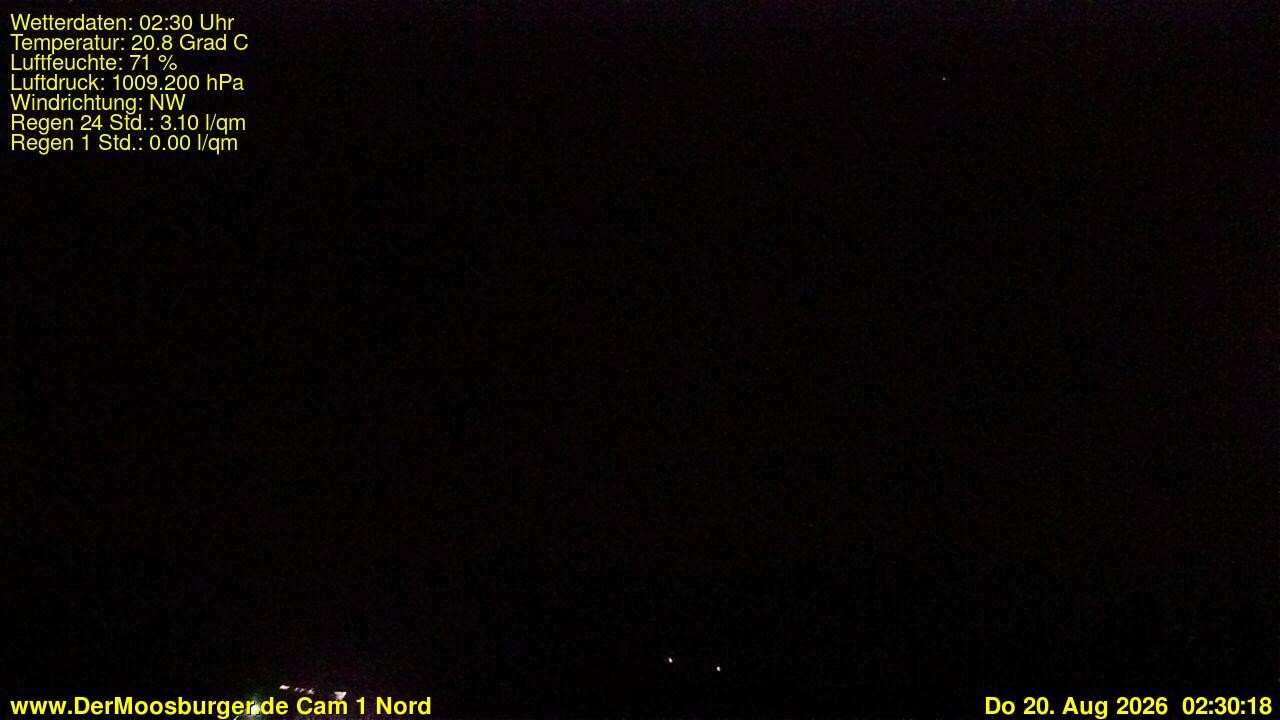 Archiv Foto Webcam Moosburg an der Isar