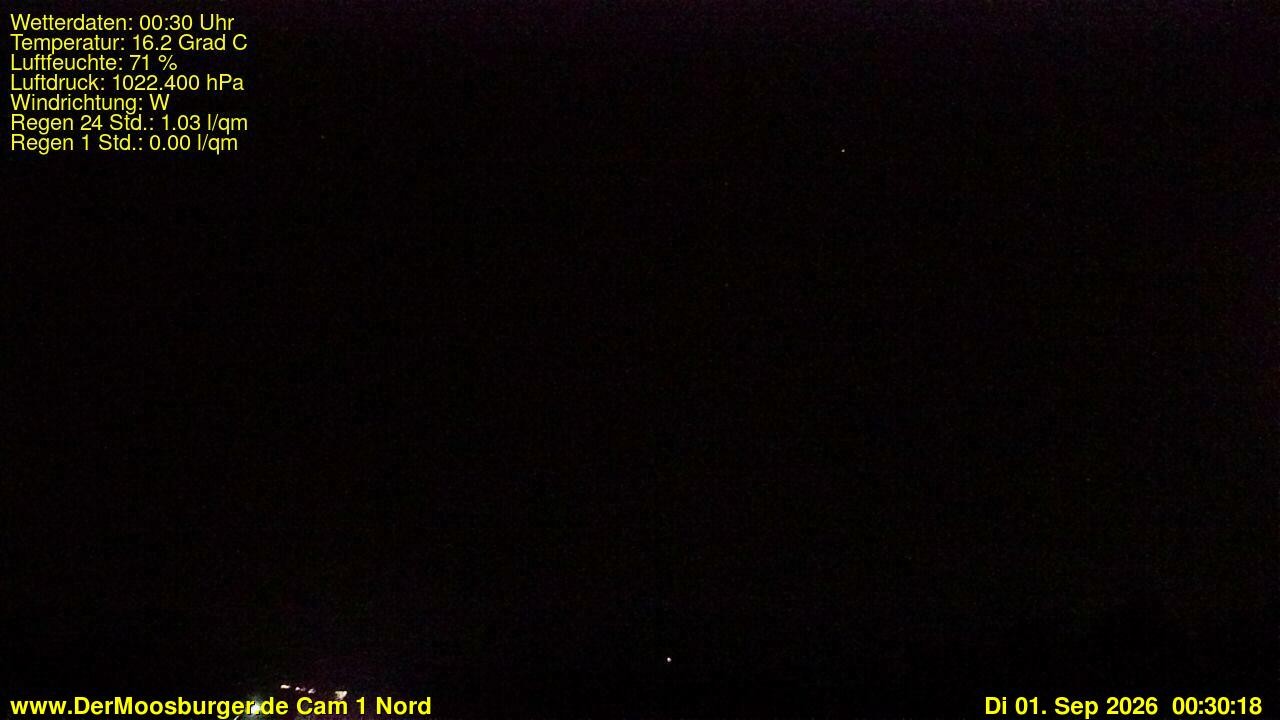 Archiv Foto Webcam Moosburg an der Isar
