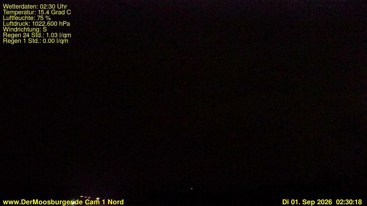 Archiv Foto Webcam Moosburg an der Isar