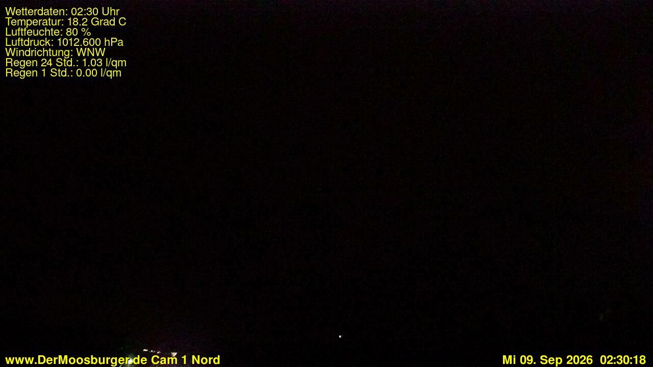 Archiv Foto Webcam Moosburg an der Isar