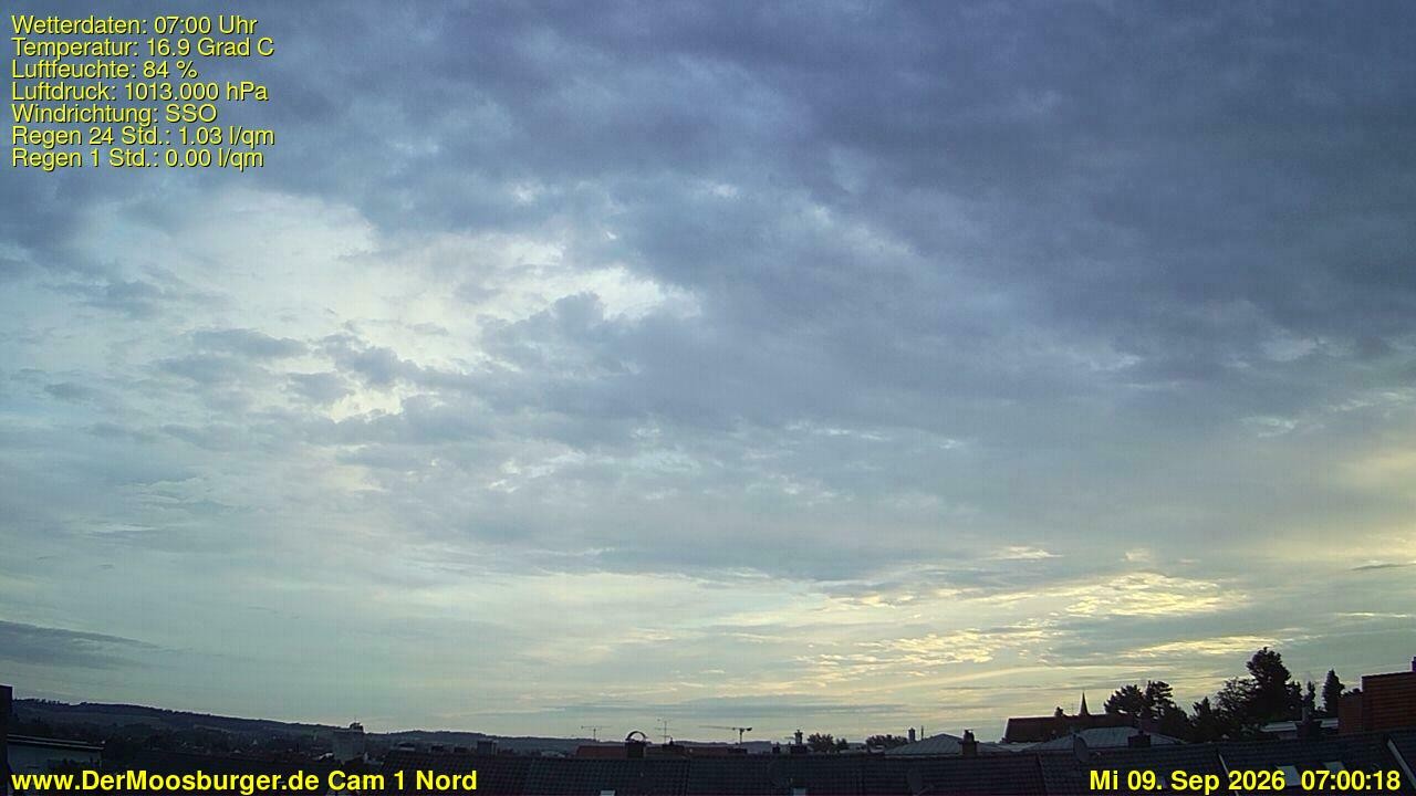 Archiv Foto Webcam Moosburg an der Isar