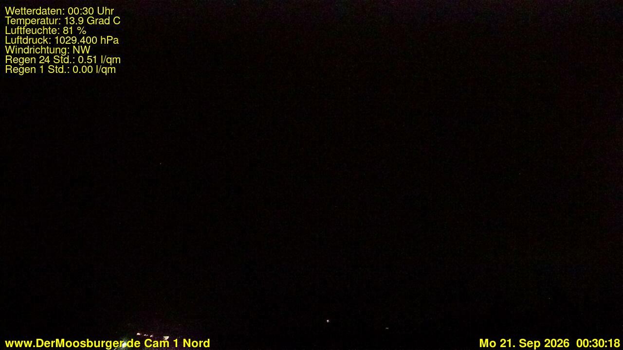 Archiv Foto Webcam Moosburg an der Isar