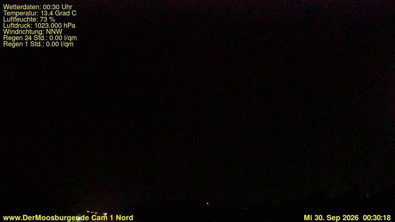 Archiv Foto Webcam Moosburg an der Isar