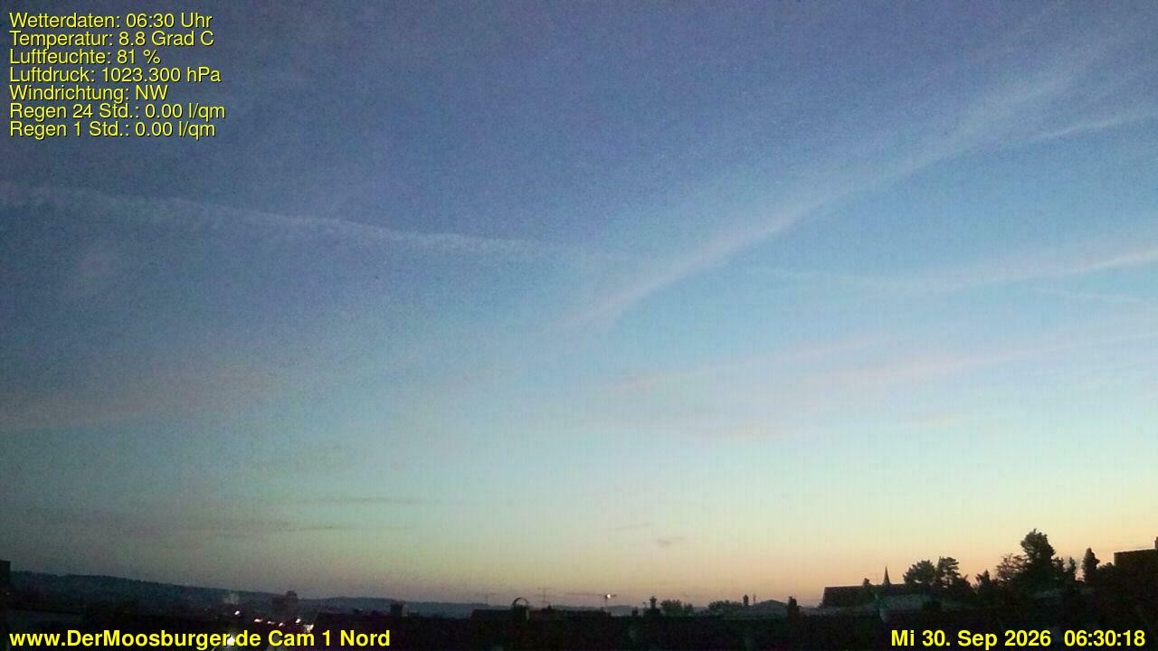 Archiv Foto Webcam Moosburg an der Isar