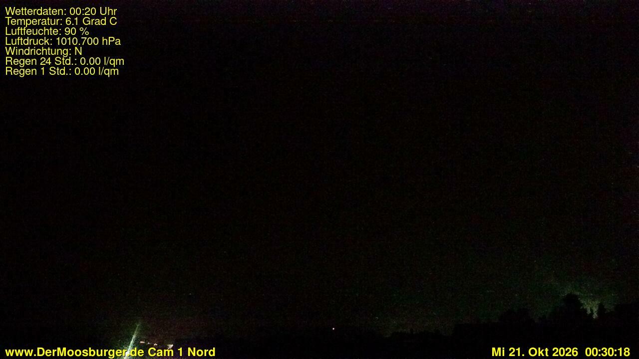 Archiv Foto Webcam Moosburg an der Isar