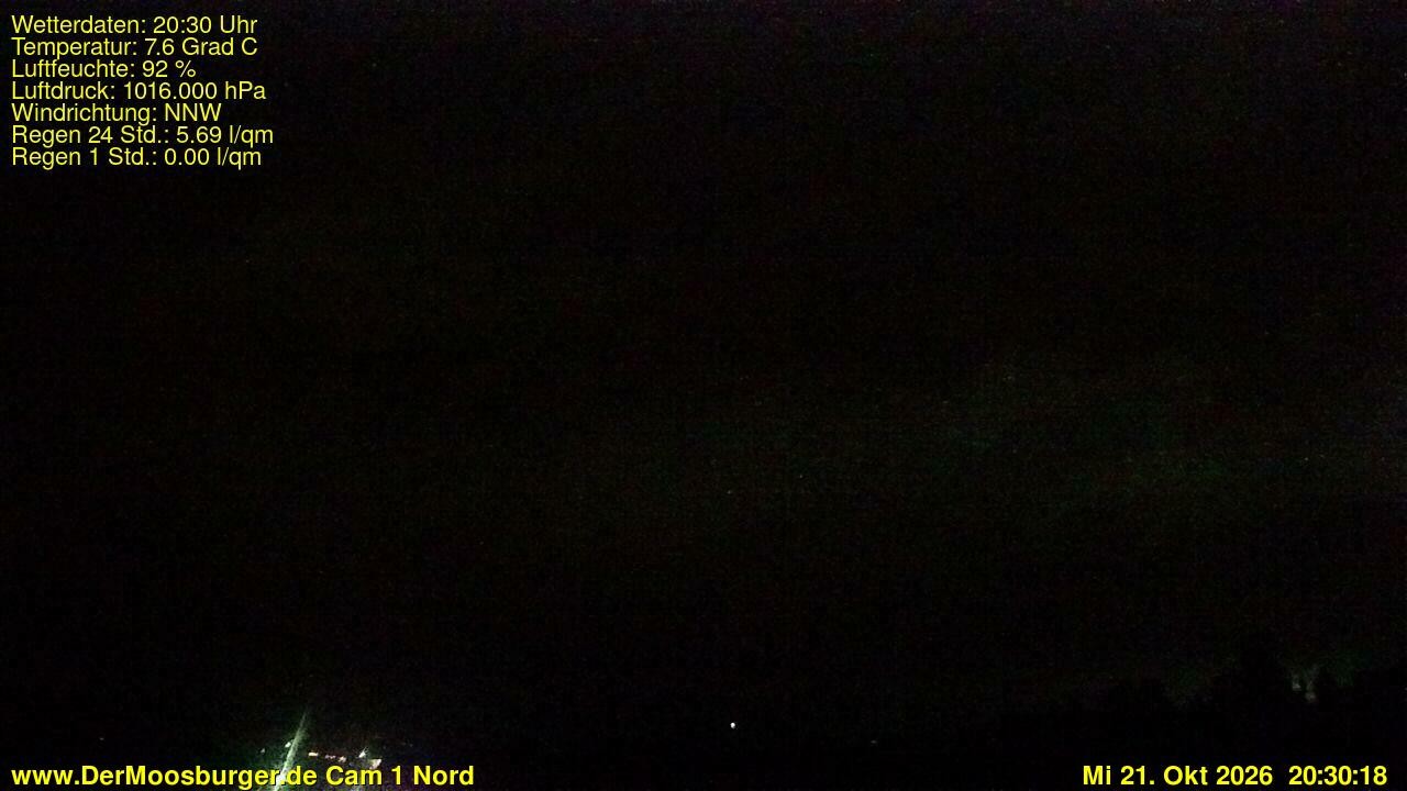Archiv Foto Webcam Moosburg an der Isar