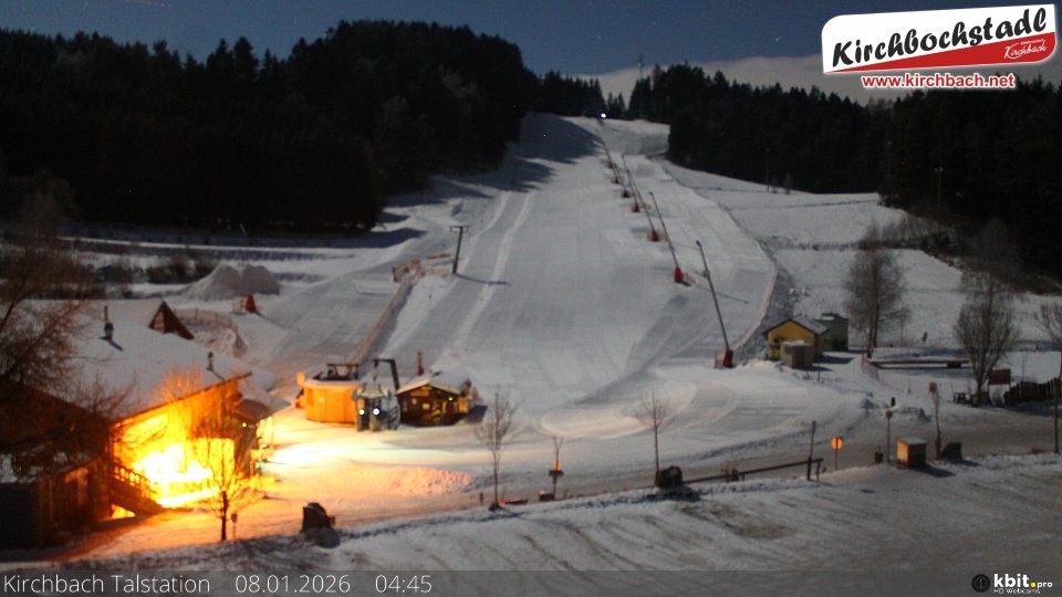 Archived image Webcam View at the lift in the Schidorf Kirchbarch, Austrian Waldviertel