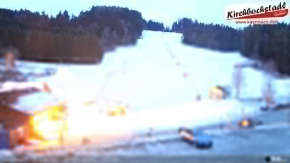 Archiv Foto Webcam Skiabfahrtshang im Schidorf Kirchbach