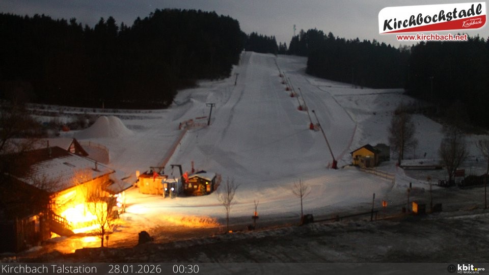 Archived image Webcam View at the lift in the Schidorf Kirchbarch, Austrian Waldviertel