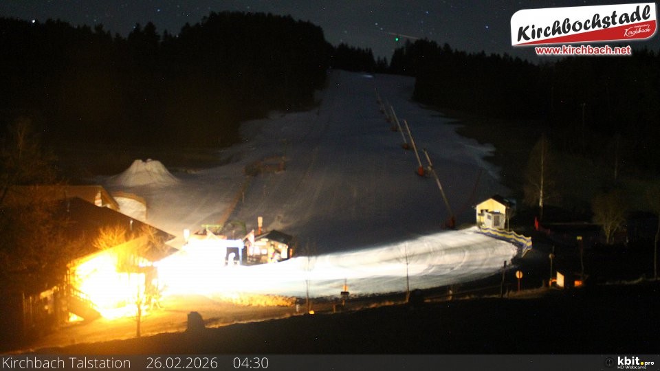 Archived image Webcam View at the lift in the Schidorf Kirchbarch, Austrian Waldviertel